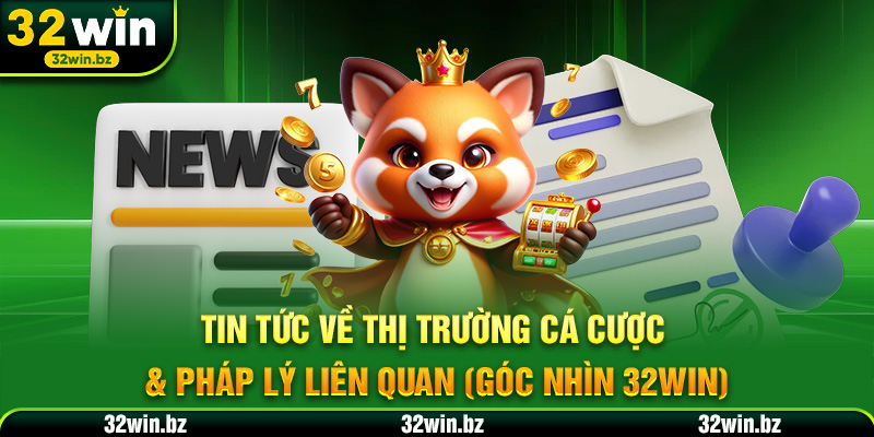 Tin tức về thị trường cá cược & pháp lý liên quan (góc nhìn 32WIN)